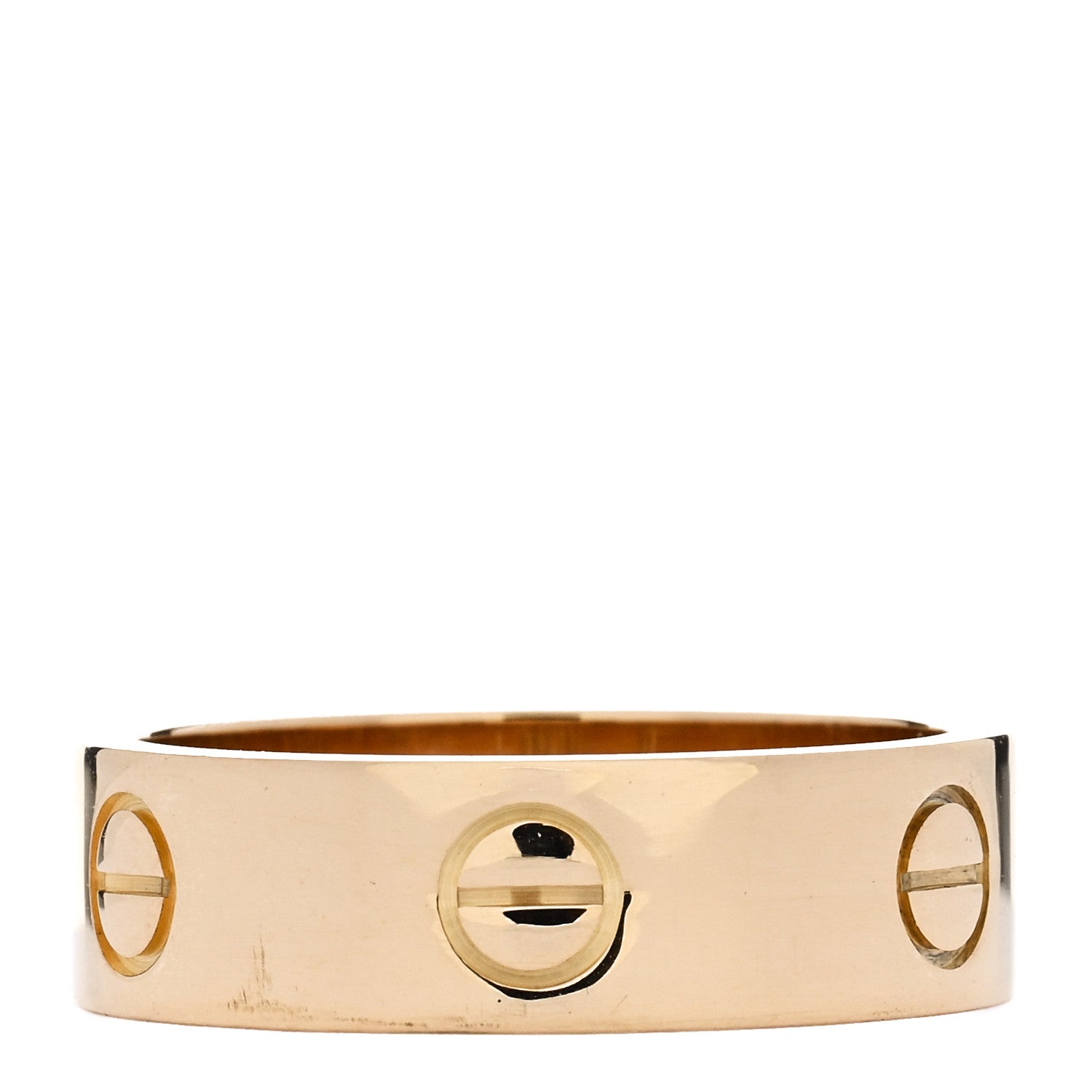 Cartier 18K Yellow Gold 6mm LOVE Ring 57 8 3 of 4
