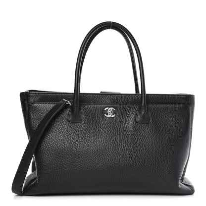 Chanel Deerskin Cerf Executive Shopper Tote Black 1 of 12