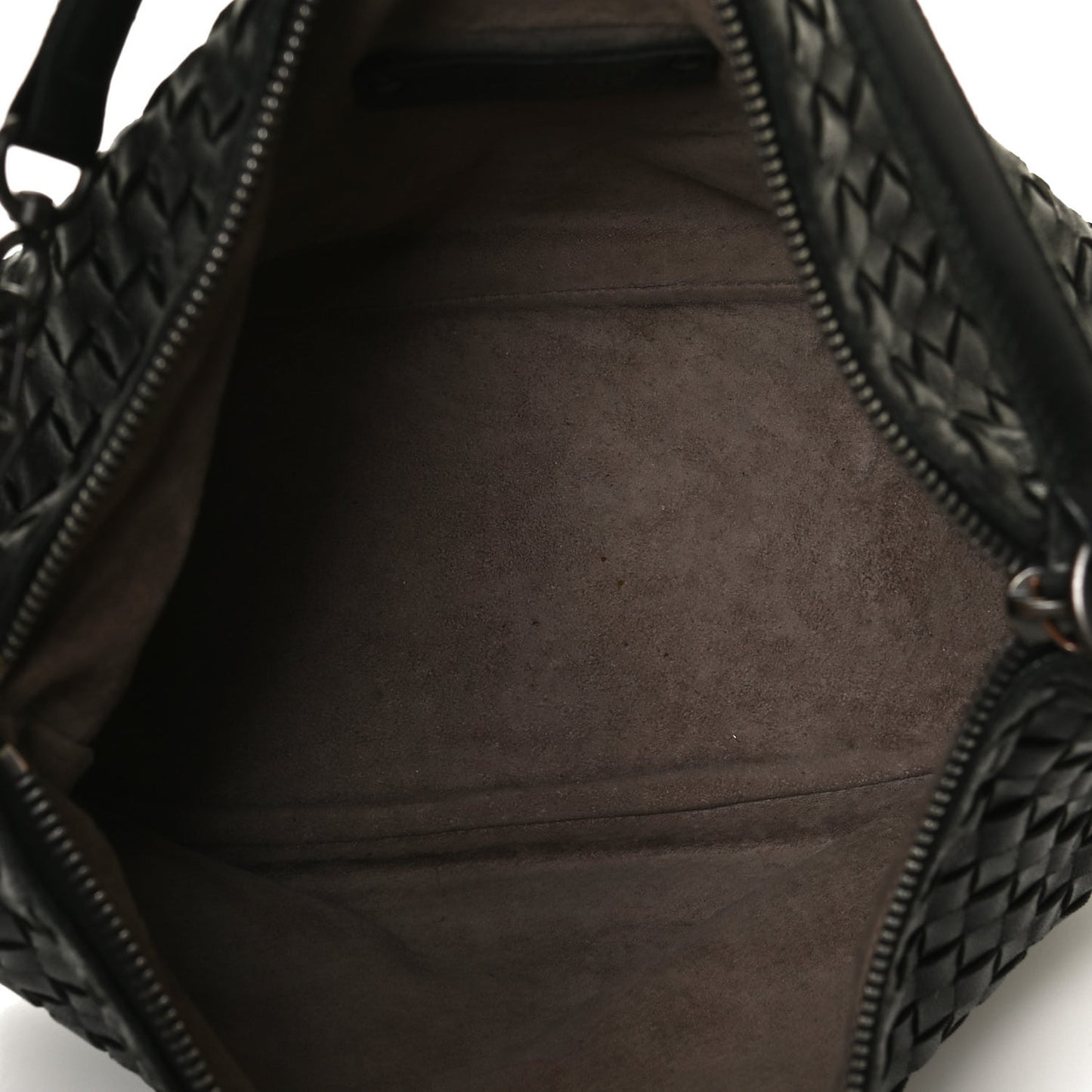 Nappa Intrecciato Small Shoulder Bag Black