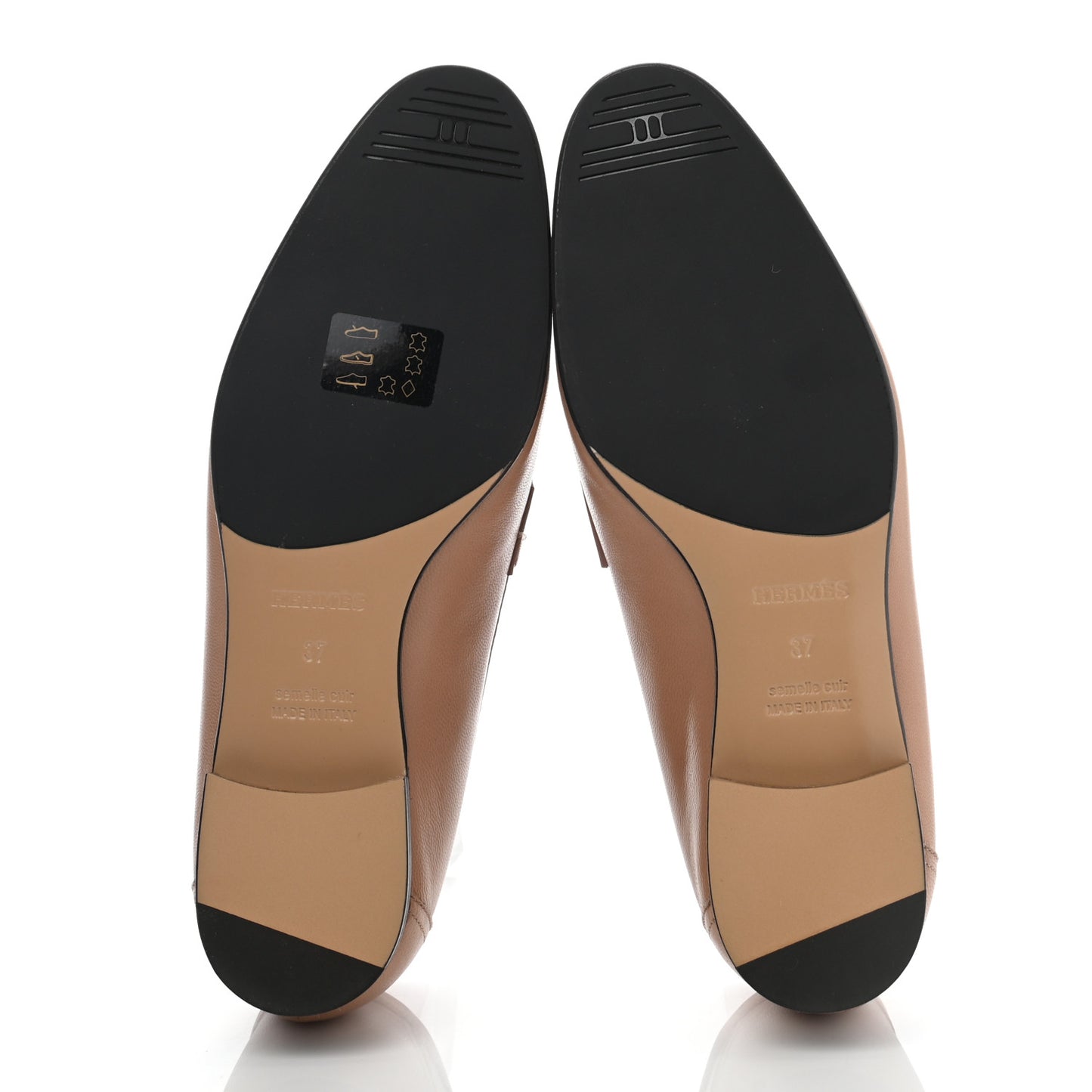 Goatskin Womens Royal Loafers 37 Bois De Santal