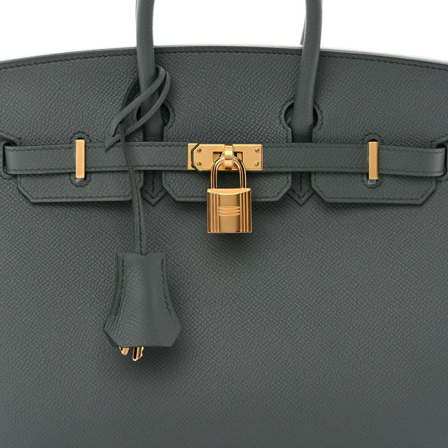 Epsom Birkin Sellier 25 Vert Amande