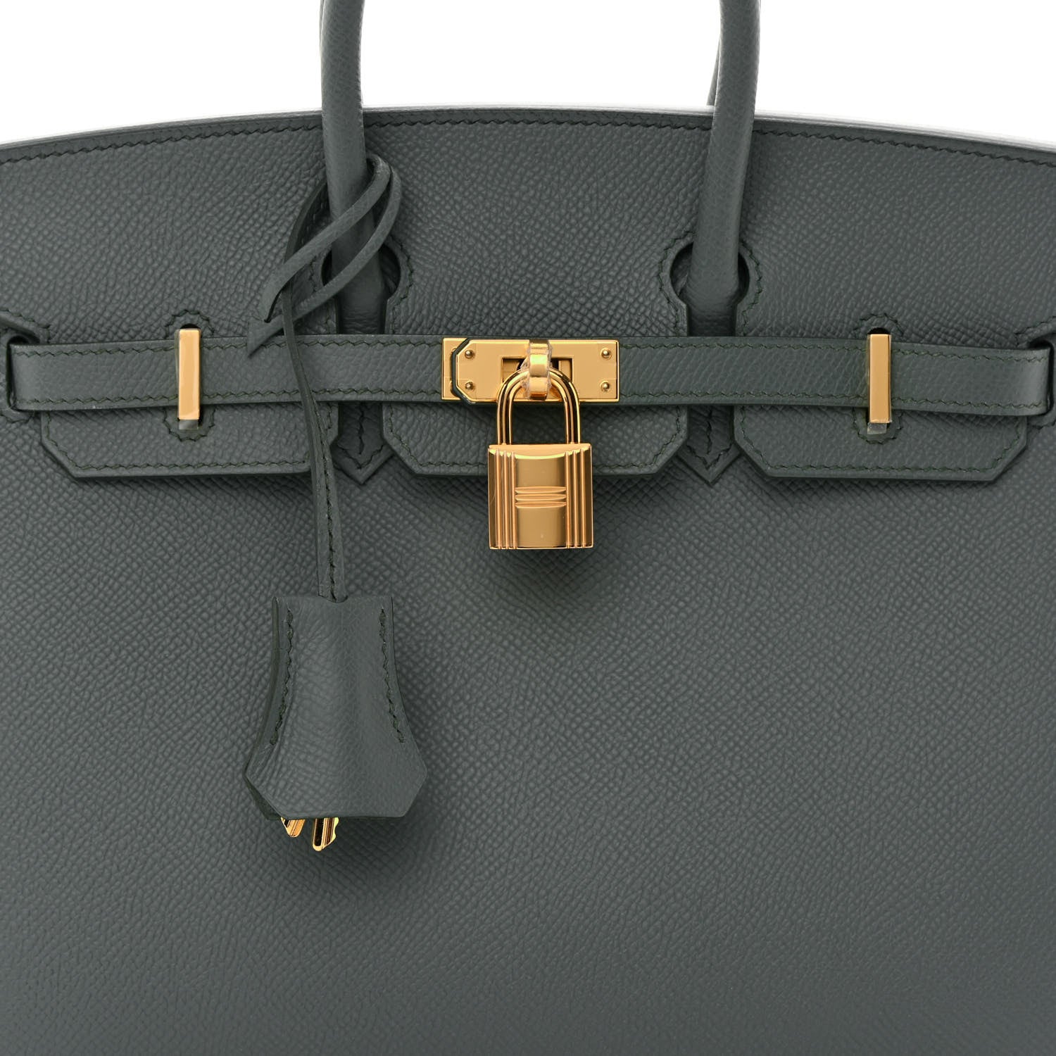 Hermes Epsom Birkin Sellier 25 Vert Amande 8 of 17