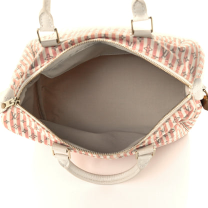 Louis Vuitton Mini Lin Croisette Speedy 30 Rouge 5 of 10