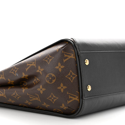 Louis Vuitton Calfskin Monogram Kimono Tote Black 8 of 12
