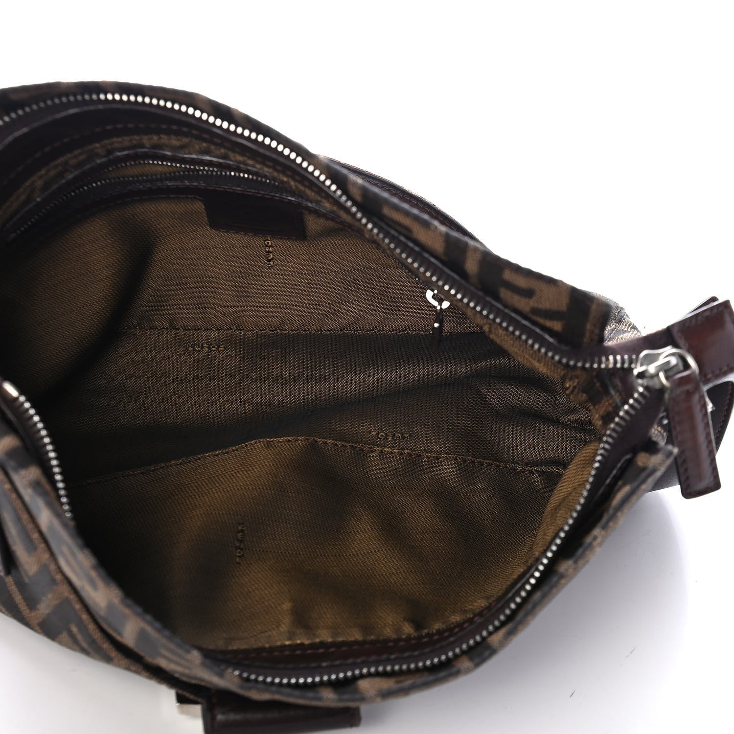 Fendi Zucca Shoulder Bag Tobacco 4 of 6