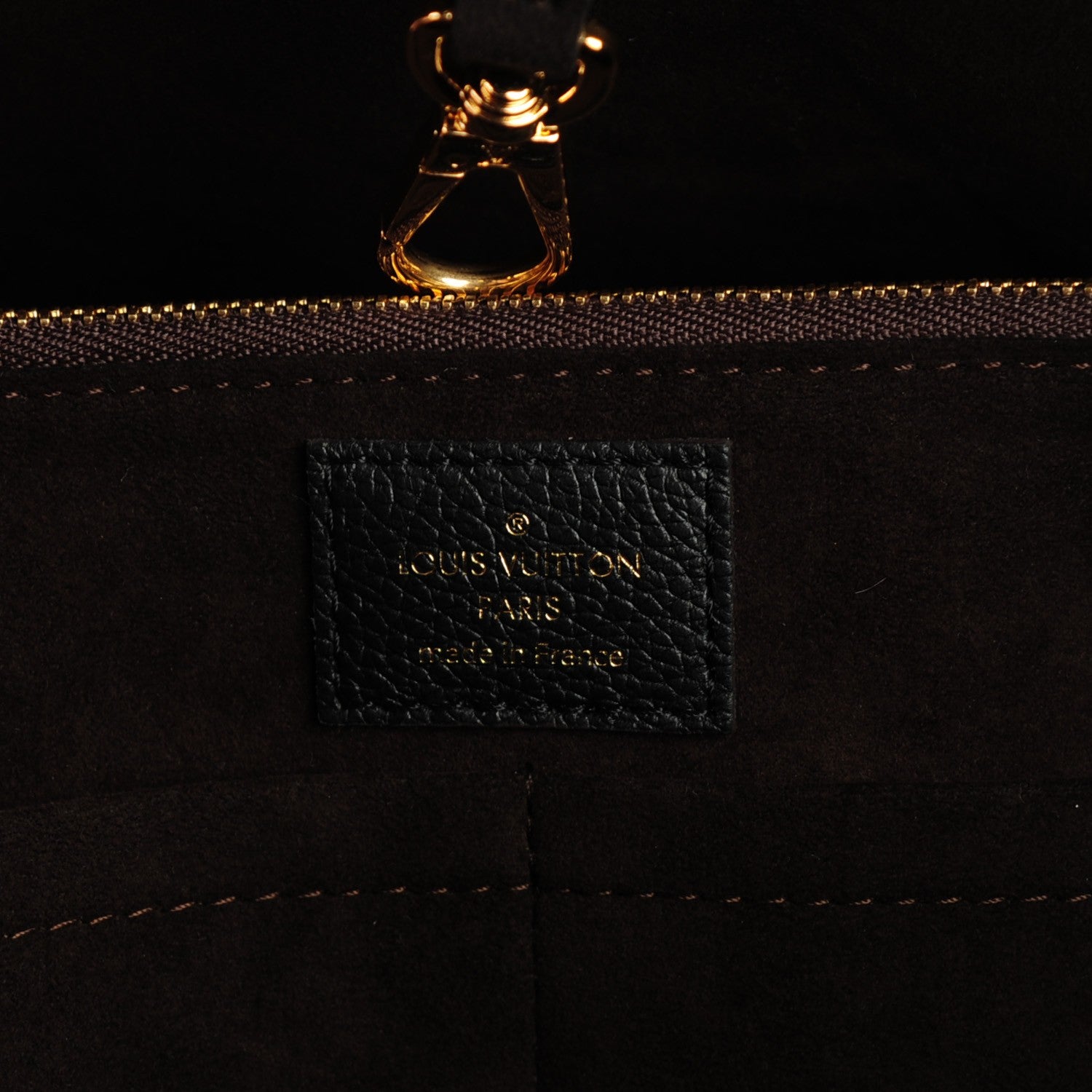 Louis Vuitton Calfskin Monogram Kimono Tote Black 6 of 7