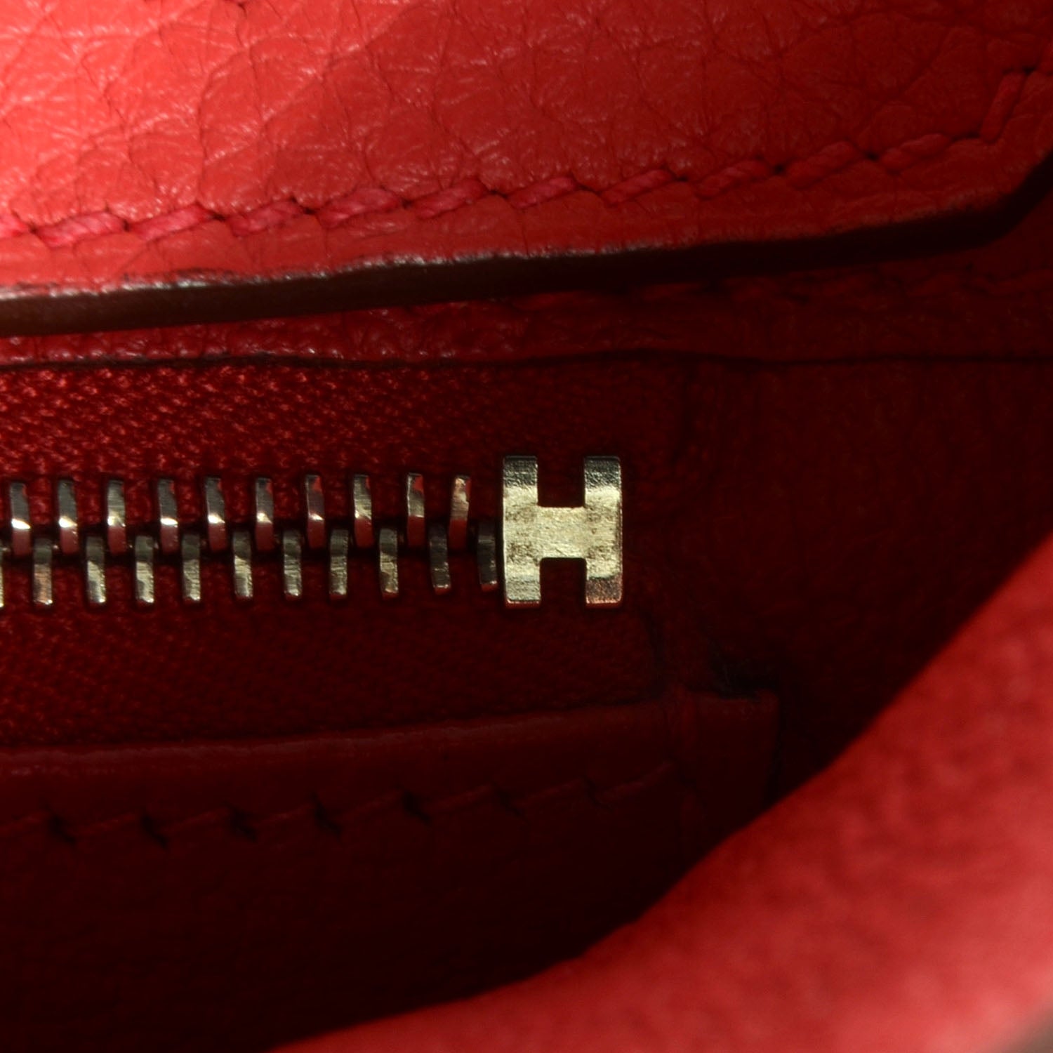 Hermes Taurillon Clemence Birkin 30 Bougainvillea 12 of 19