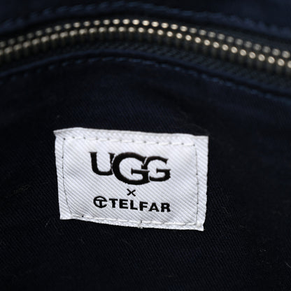 Telfar X UGG Denim Shearling Medium Shopping Bag Raw Denim 6 of 10