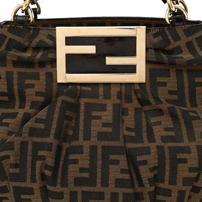 Fendi Zucca Small Mia Tote Tobacco 8 of 12