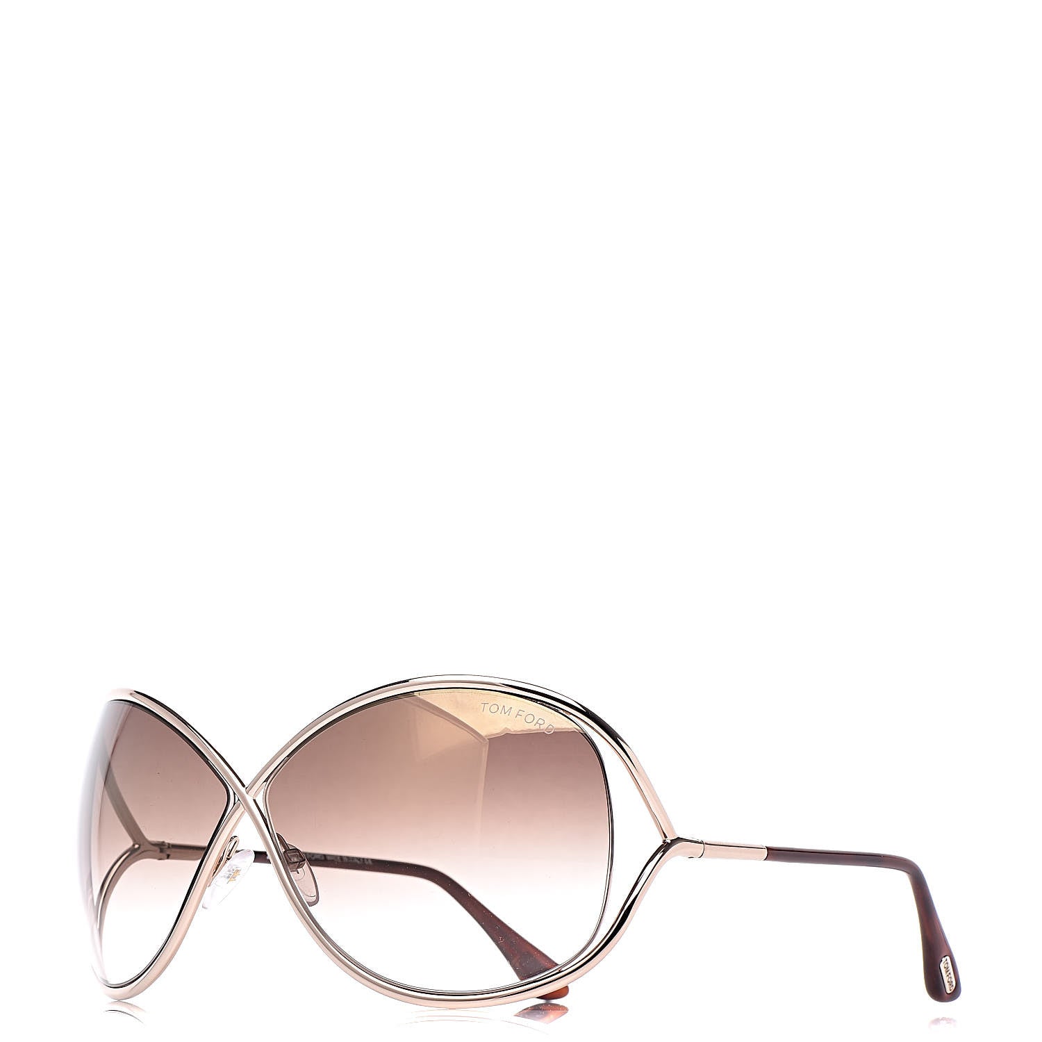 Tom Ford Miranda Crossover Sunglasses TF130 Gold 1 of 6