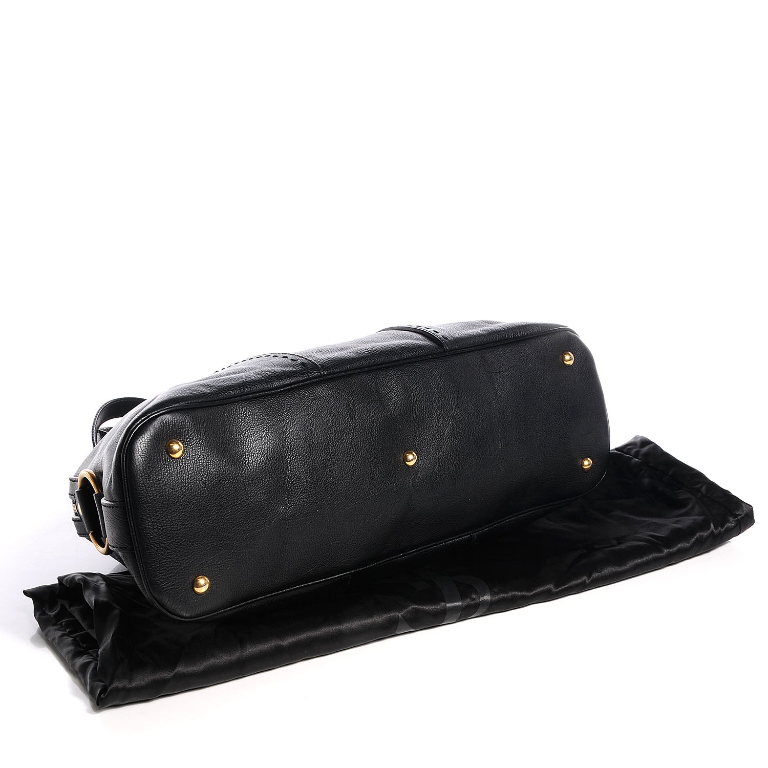 Saint Laurent Leather Large Muse Black 4 of 10