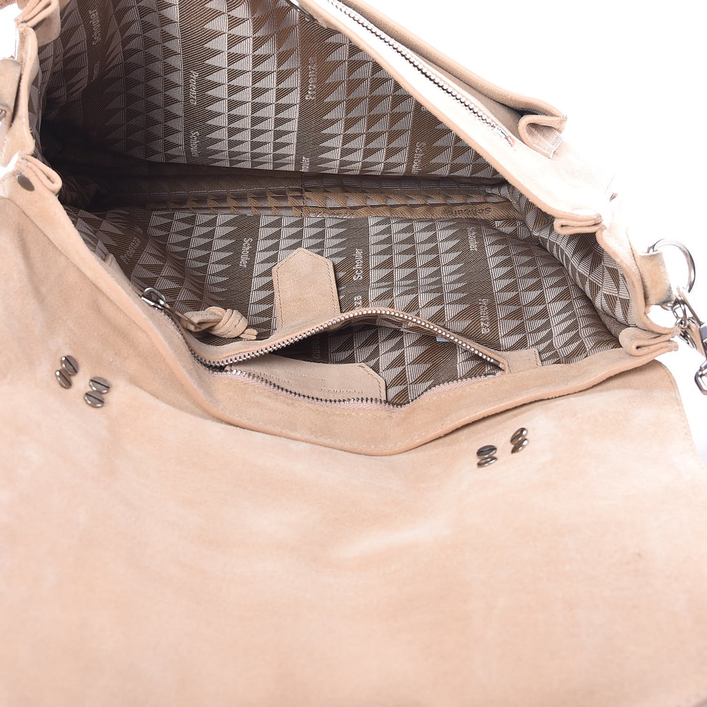 Suede Medium PS1 Satchel Stone