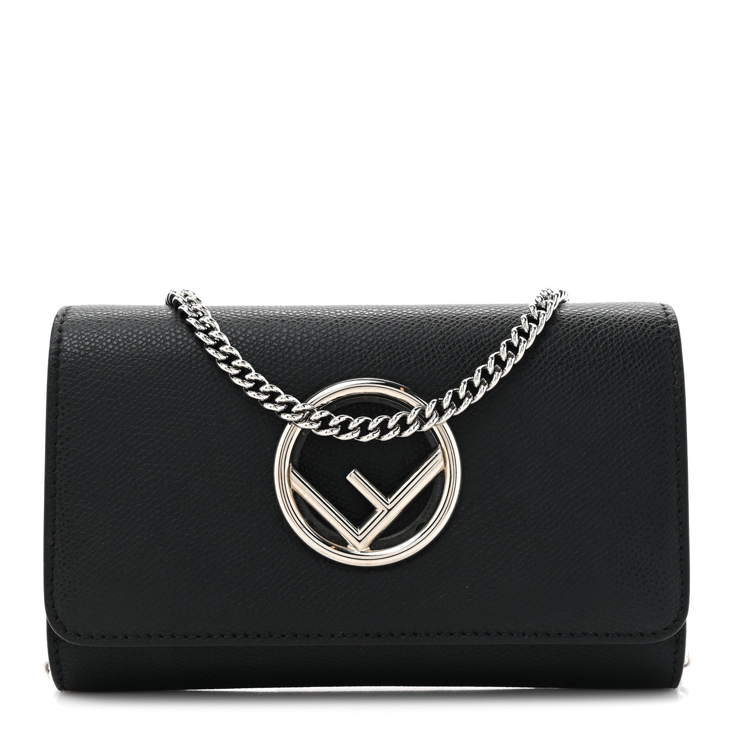 Fendi Vitello Cruise F is Fendi Wallet On Chain Black 1 of 11
