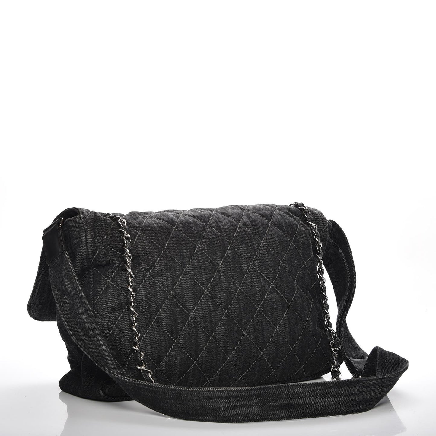 Denim Quilted Stretch Spirit Messenger Bag