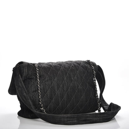 Chanel Denim Quilted Stretch Spirit Messenger Bag 4 of 13