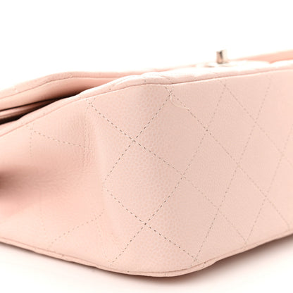 Chanel Caviar Quilted Jumbo Double Flap Light Pink 9 of 11