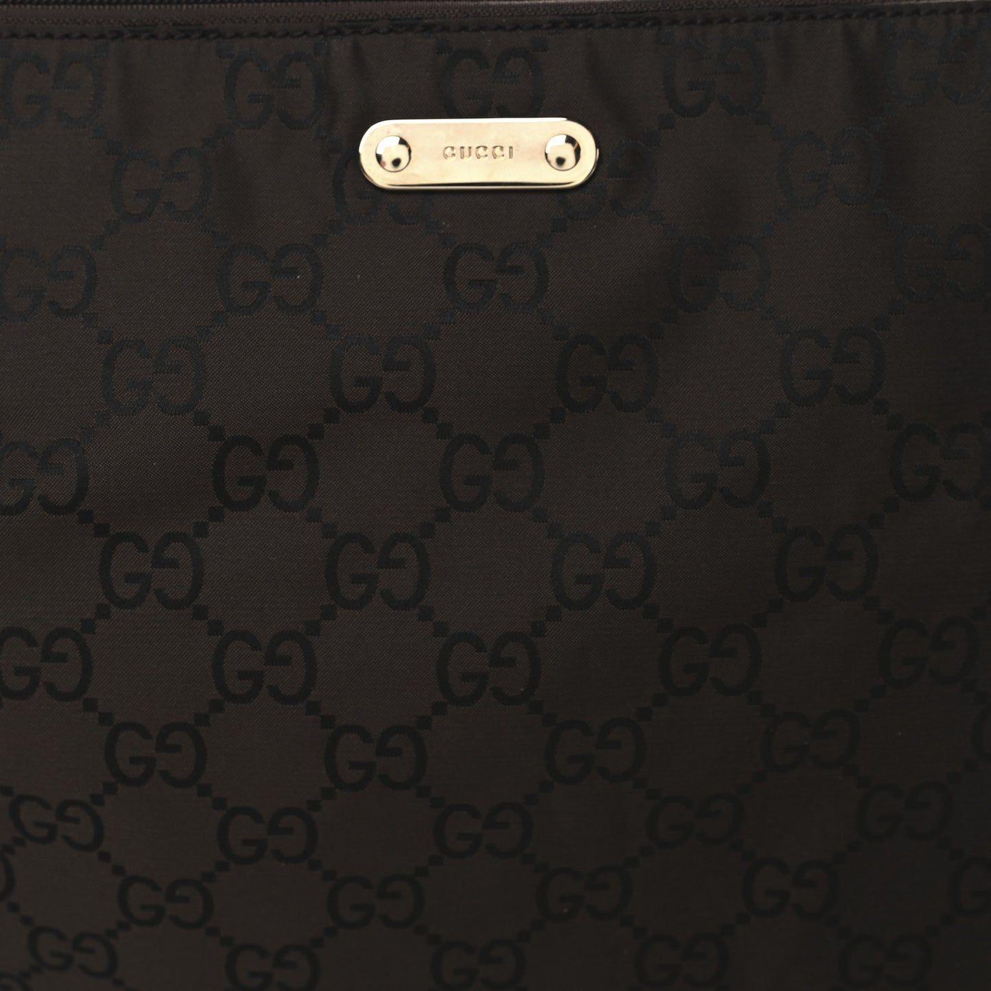 Nylon Monogram Messenger Bag Dark Brown