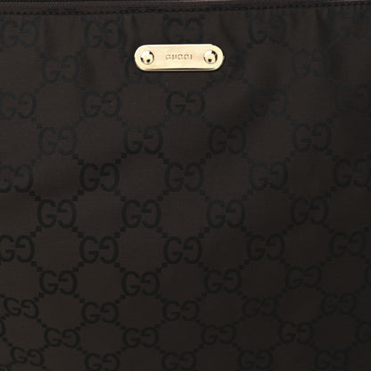 Gucci Nylon Monogram Messenger Bag Dark Brown 8 of 10