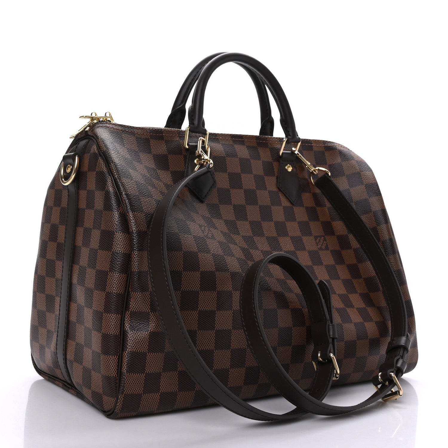 Louis Vuitton Damier Ebene Speedy Bandouliere 35 3 of 10