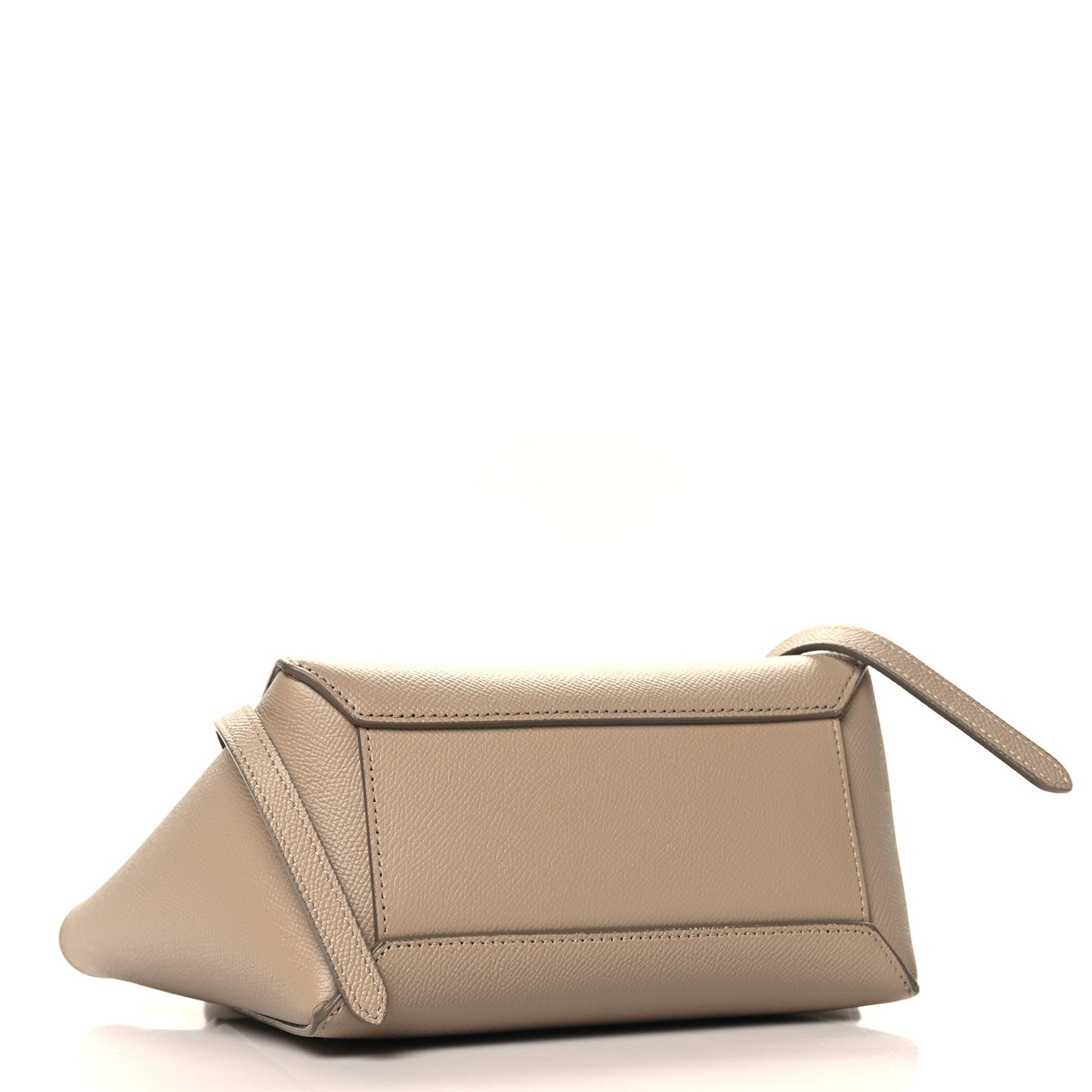Grained Calfskin Nano Belt Bag Light Taupe
