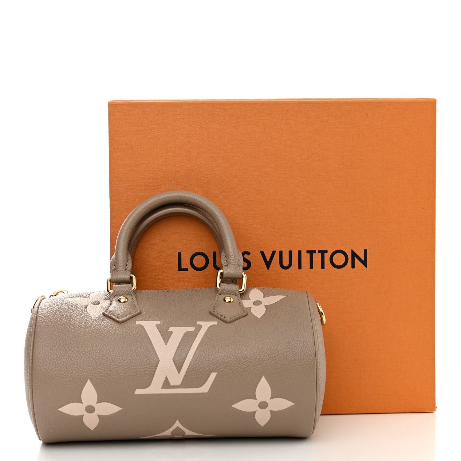 Louis Vuitton Empreinte Monogram Giant Papillon BB Tourterelle Cream 9 of 9