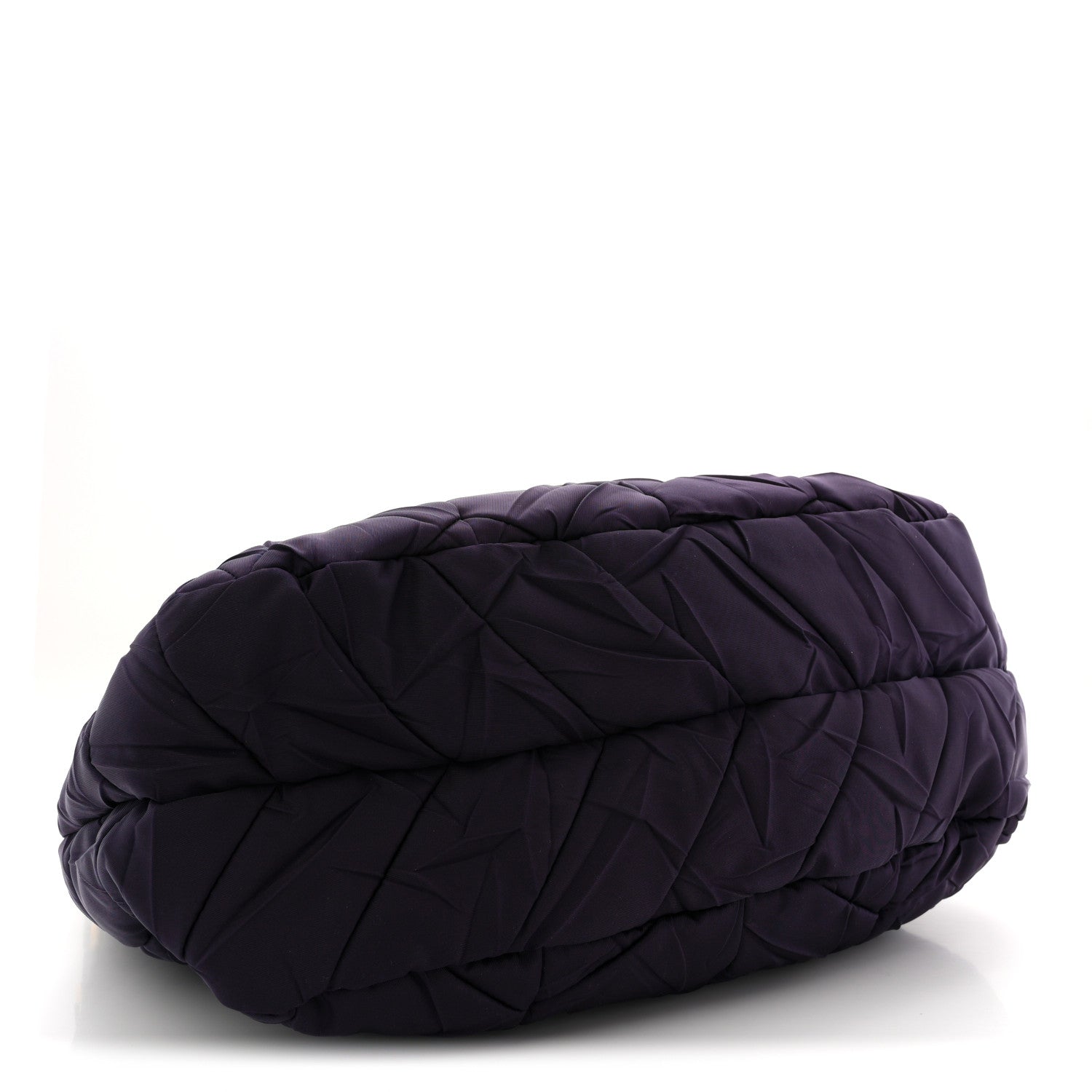 Prada Tessuto Nylon Chevron Quilted Shoulder Bag Indaco 4 of 10