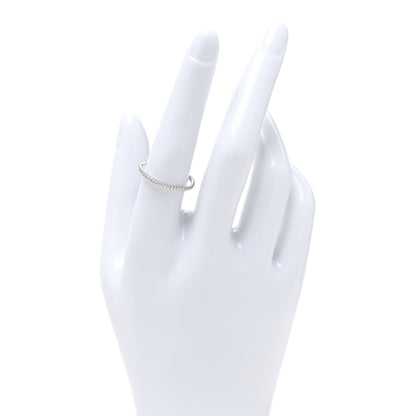 Cartier 18K White Gold Diamond 1.5mm Etincelle de Cartier Wedding Band Ring 57 8 2 of 5