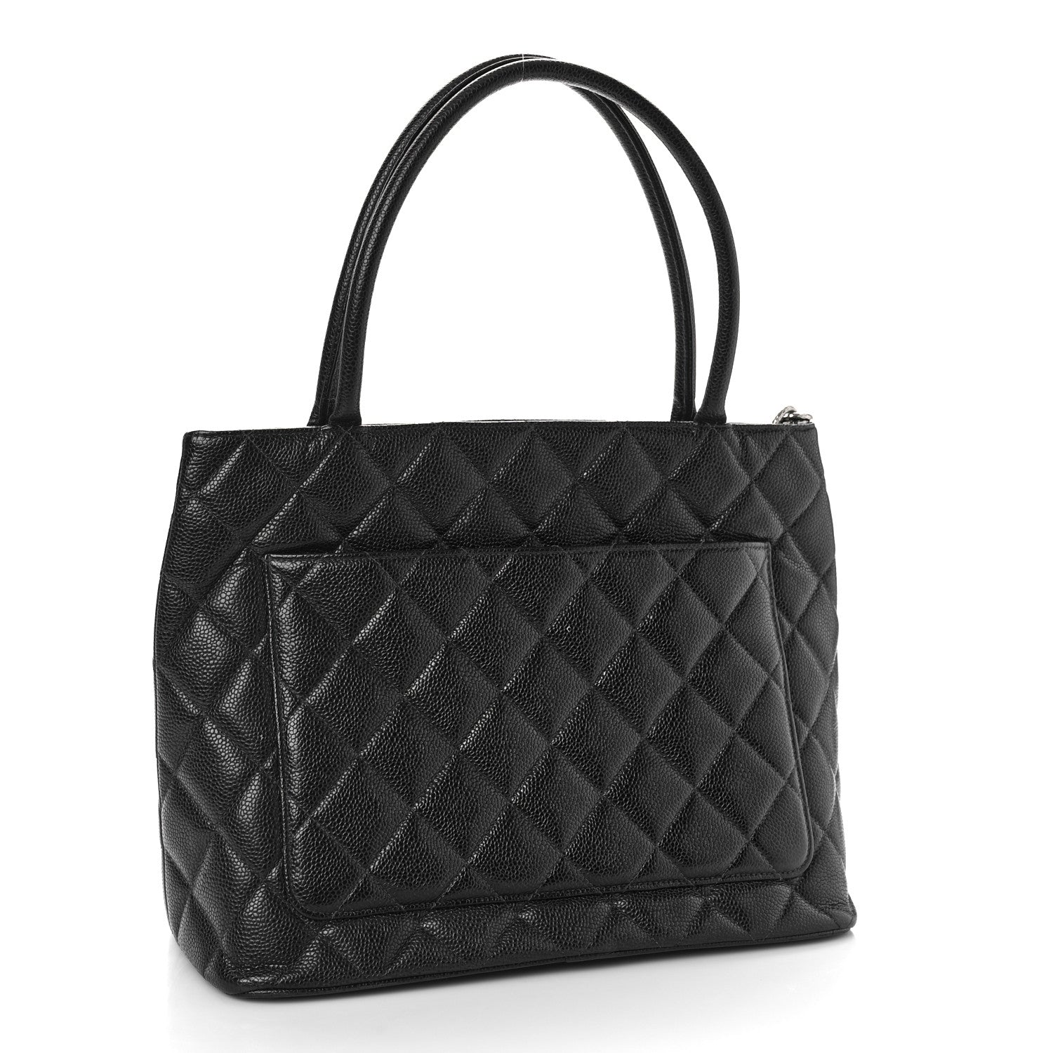 Chanel Caviar Quilted Medallion Tote Black 3 of 11