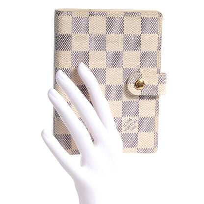 Louis Vuitton Damier Azur Small Ring Agenda Cover 2 of 7