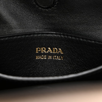 Prada Saffiano Cuir Small Double Bag Cammeo Black 11 of 13