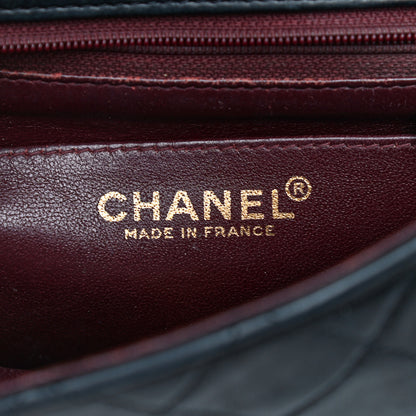 Chanel Lambskin Quilted Mini Square Flap Bag Black 6 of 35