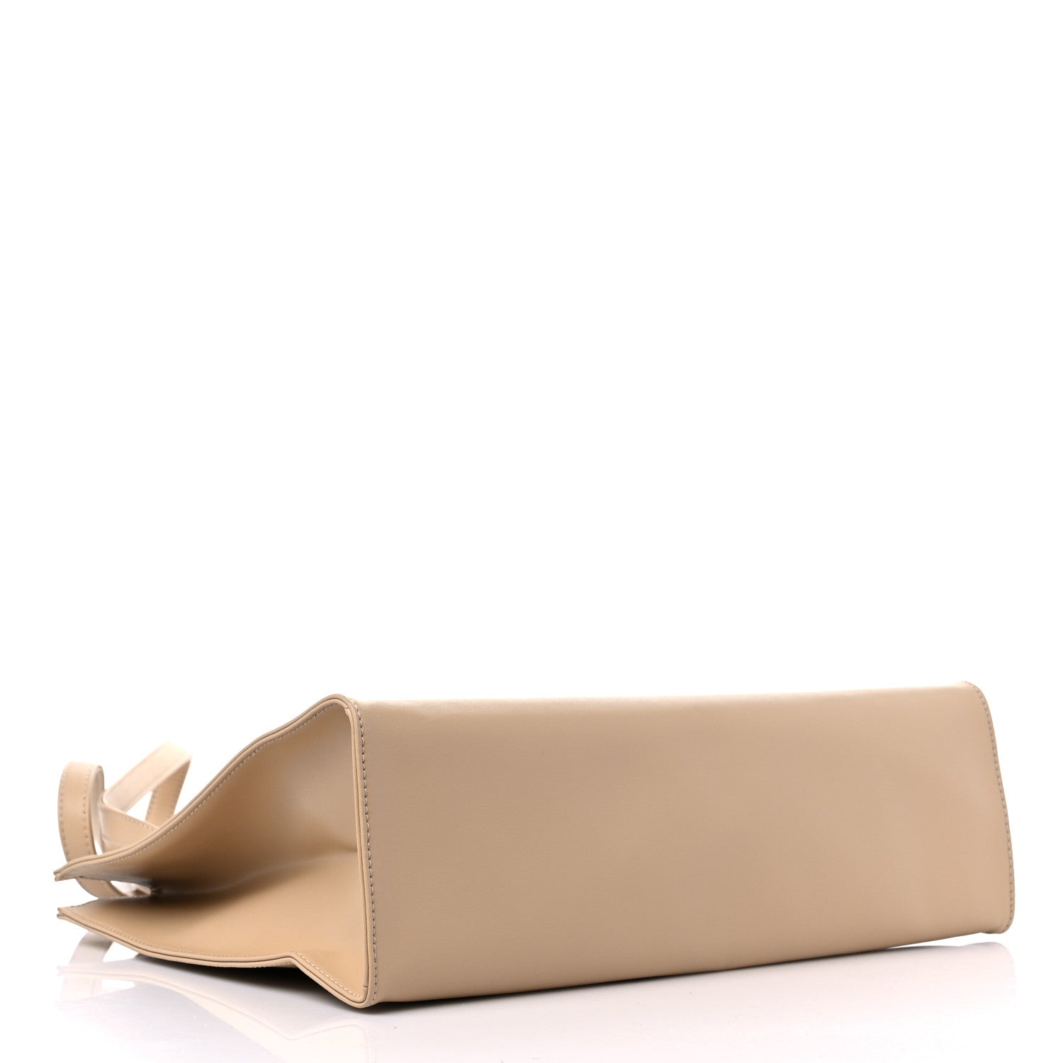 Telfar Vegan Leather Medium Shopping Bag Cream 4 of 8