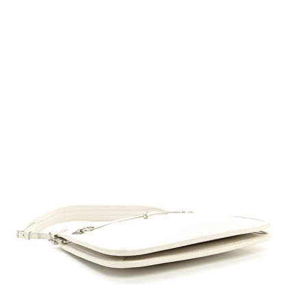 Gucci Calfskin Horsebit Slim Shoulder Bag White 4 of 10