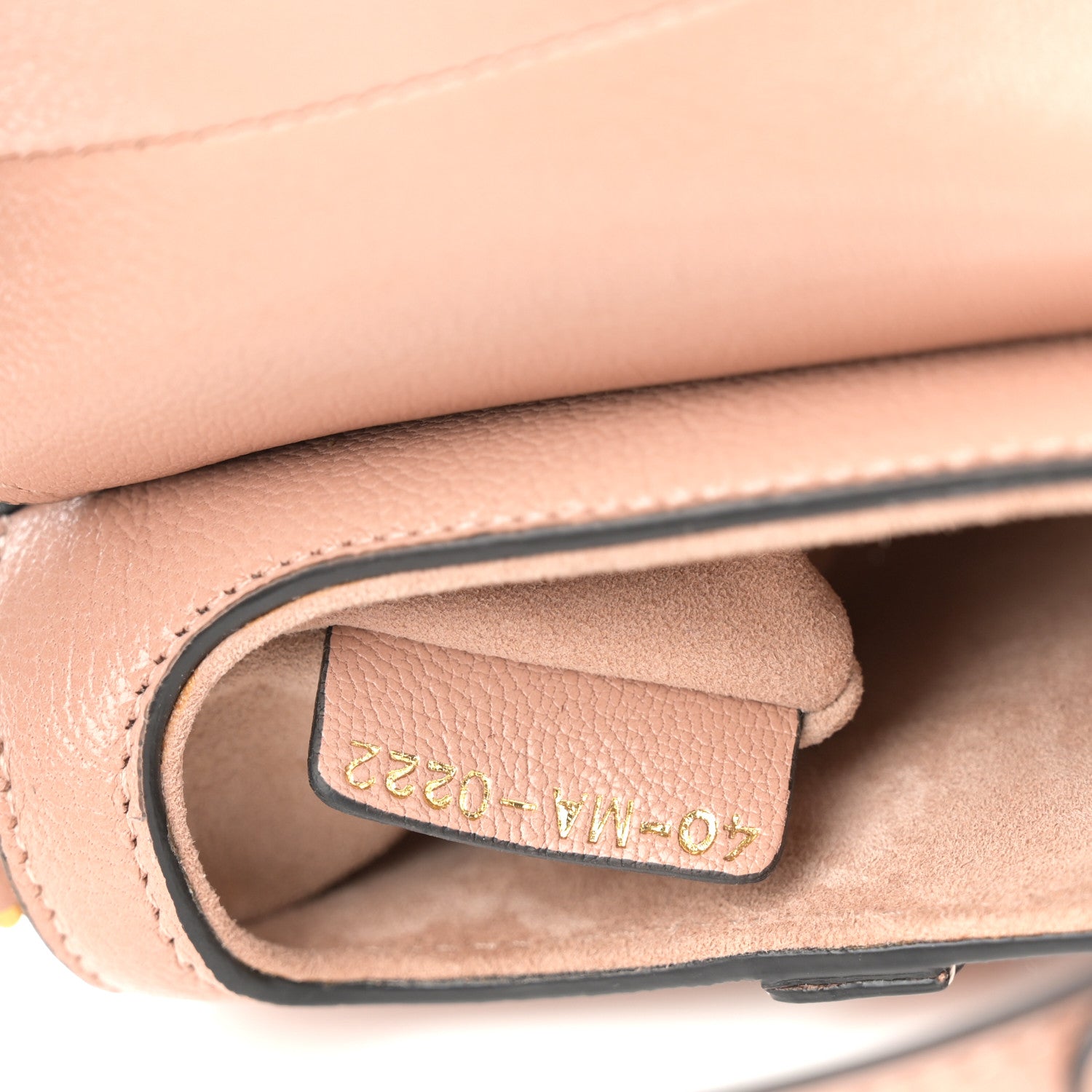 Christian Dior Goatskin Micro Saddle Bag Rose Des Vent 7 of 10