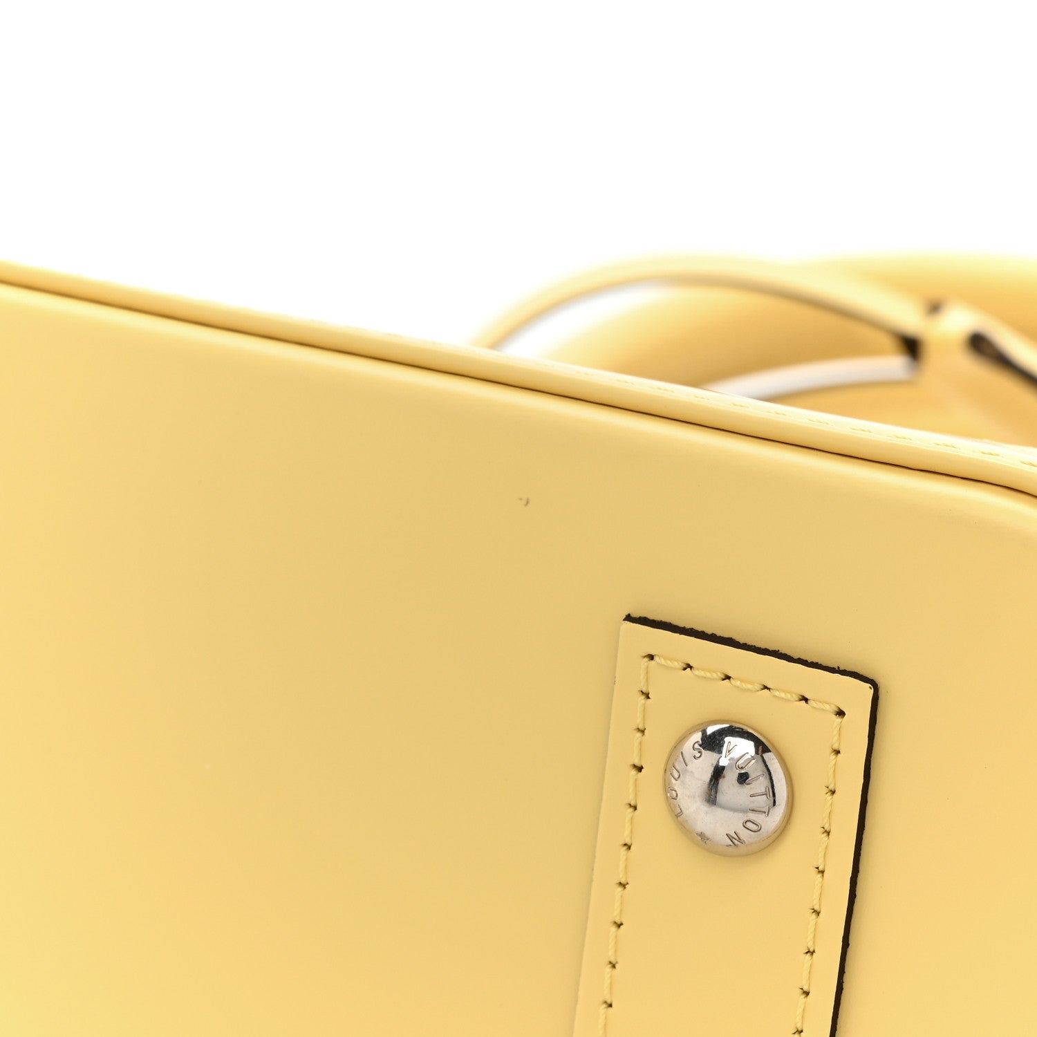 Louis Vuitton Epi Alma BB Jaune Plume 10 of 11