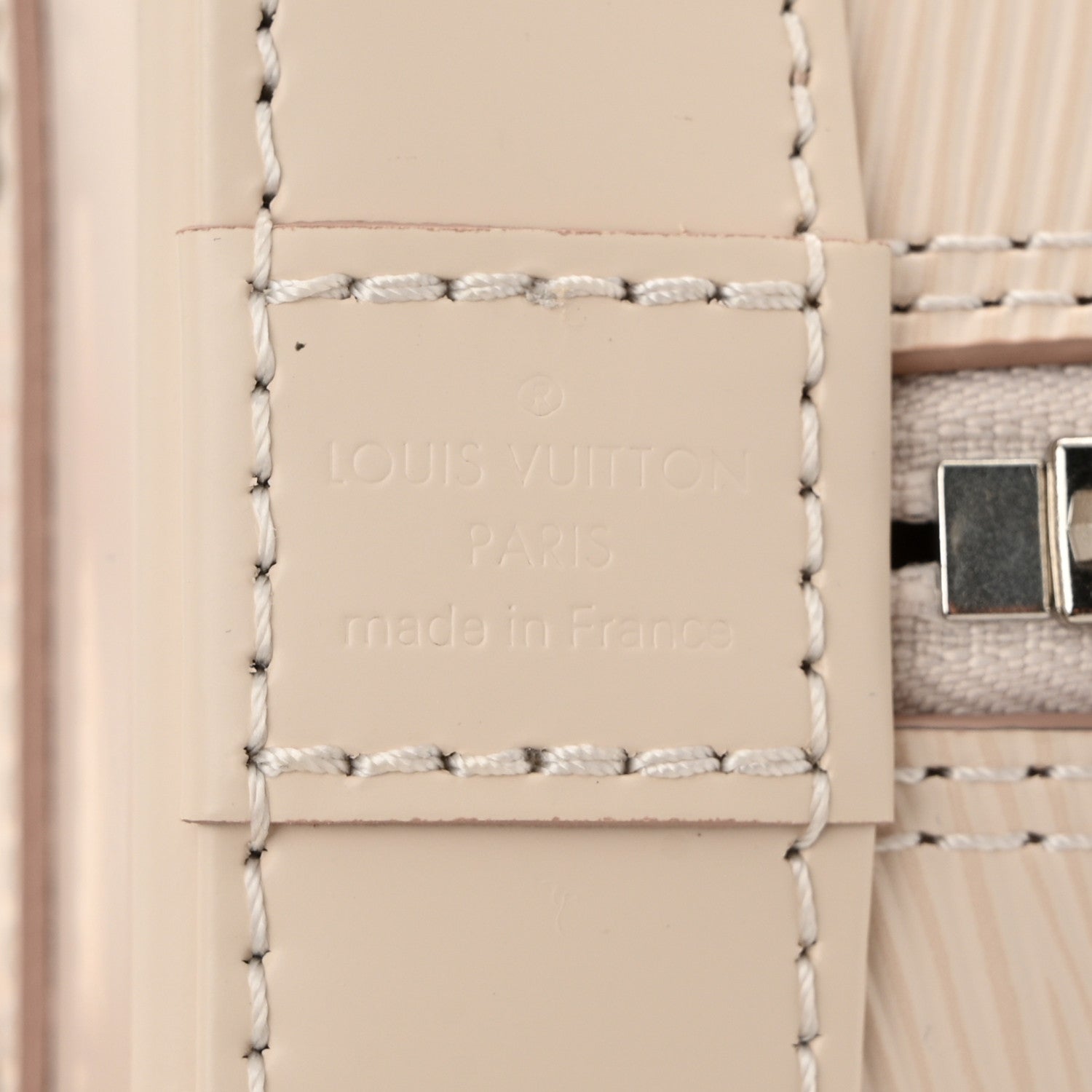 Louis Vuitton Epi Jacquard Alma BB Quartz 6 of 9