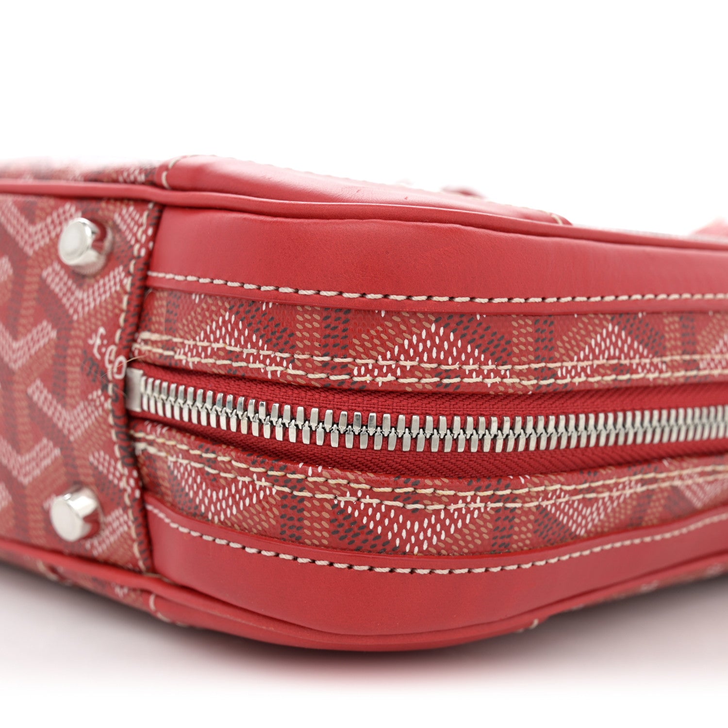 Goyard Goyardine Ambassade PM Briefcase Red 10 of 11