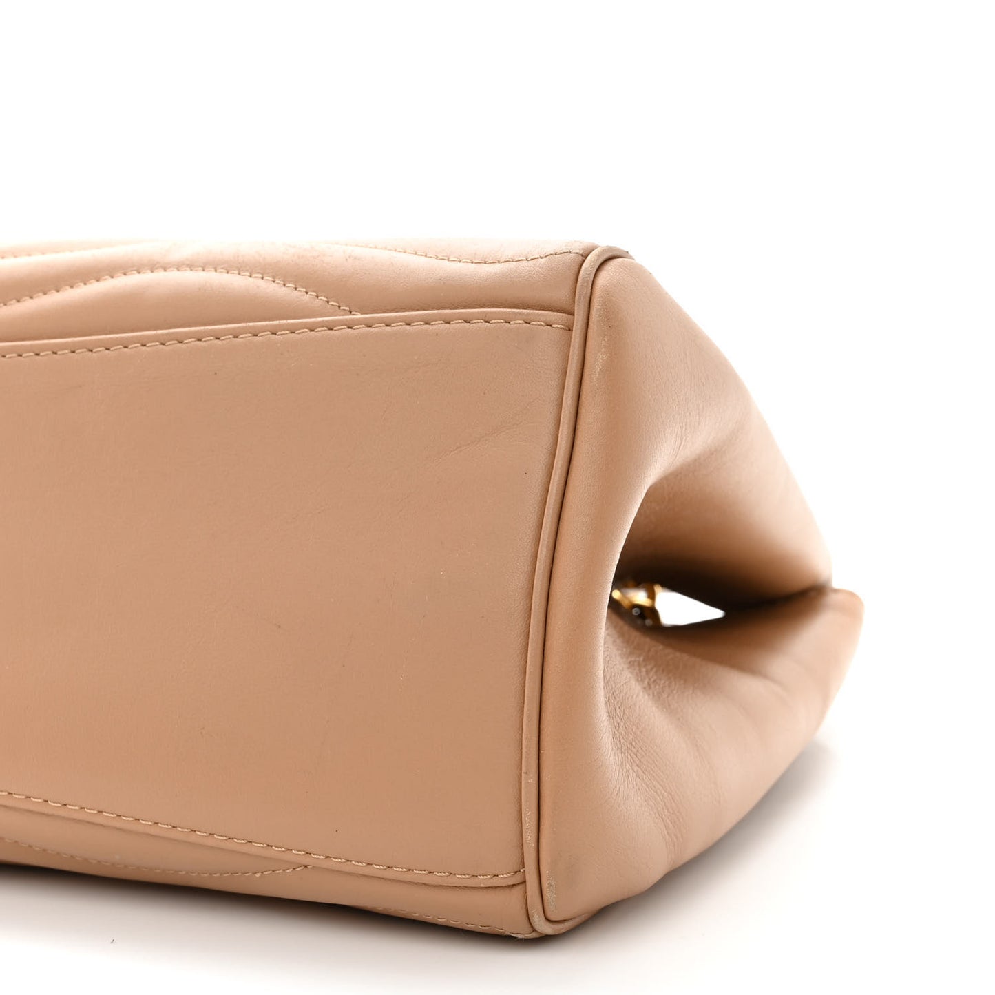 Calfskin New Wave Chain Tote Noisette