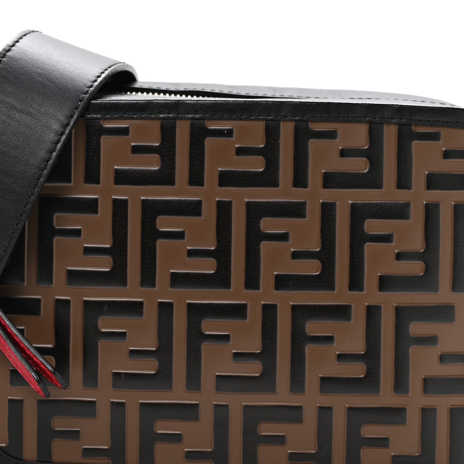 Fendi Vitello Century F is Fendi Bi-Color FF 1974 Embossed Camera