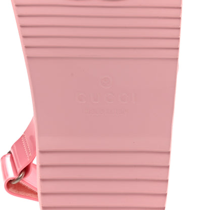 Gucci Rubber Mini Double G Womens Isla Dad Sandals 37 Wild Rose 6 of 8
