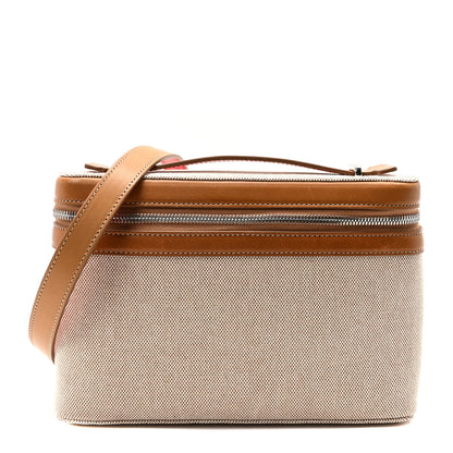 Christian Louboutin Granariso Canvas Calfskin Kypipouch Top Handle Messenger Bag Brownie Terra 1 of 9