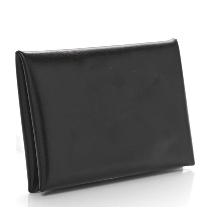 Hermes Box Calvi Card Case Black 3 of 8