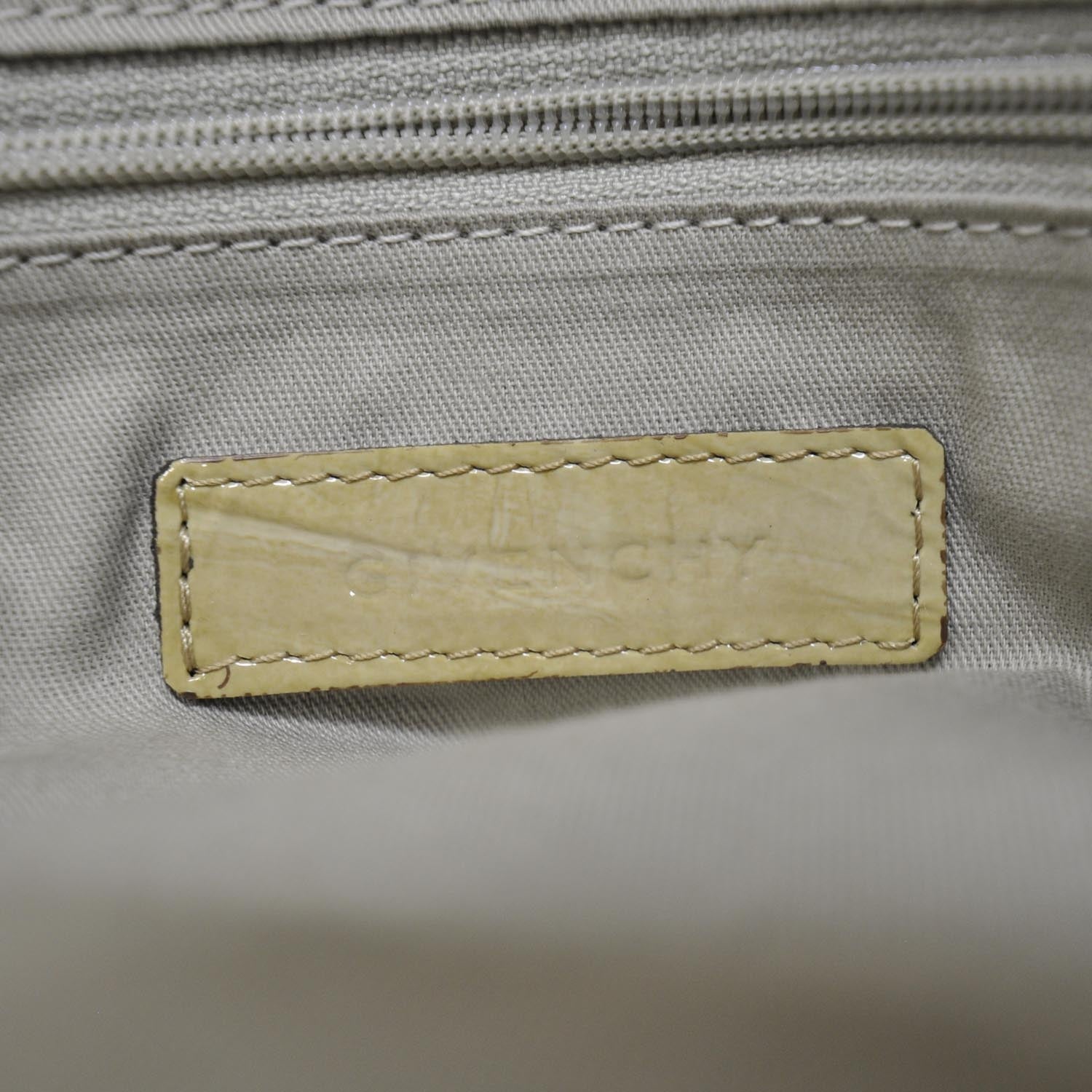 Givenchy Crinkled Patent Calfskin Nightingale Beige 7 of 9