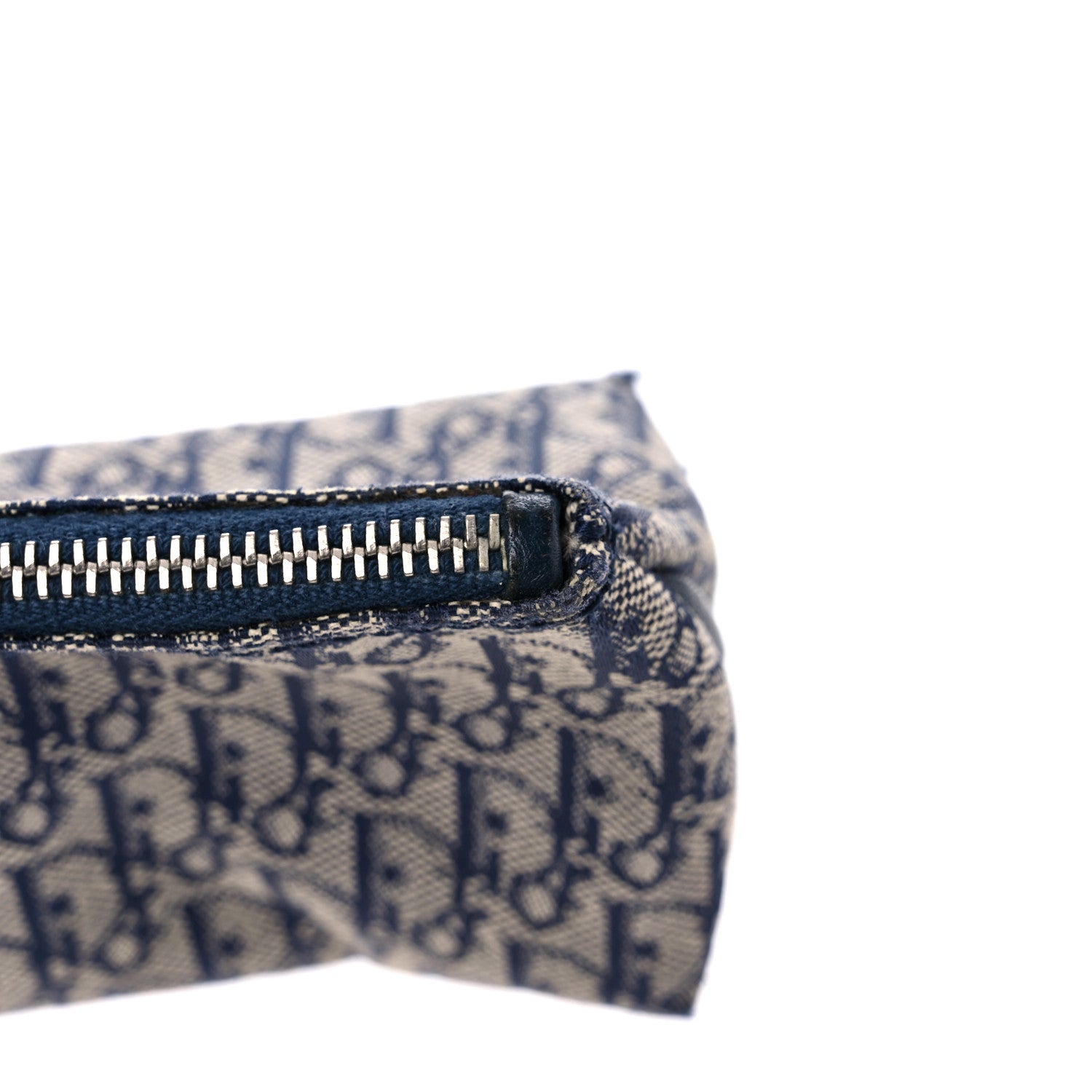 Christian Dior Monogram Pencil Pouch Blue 12 of 13