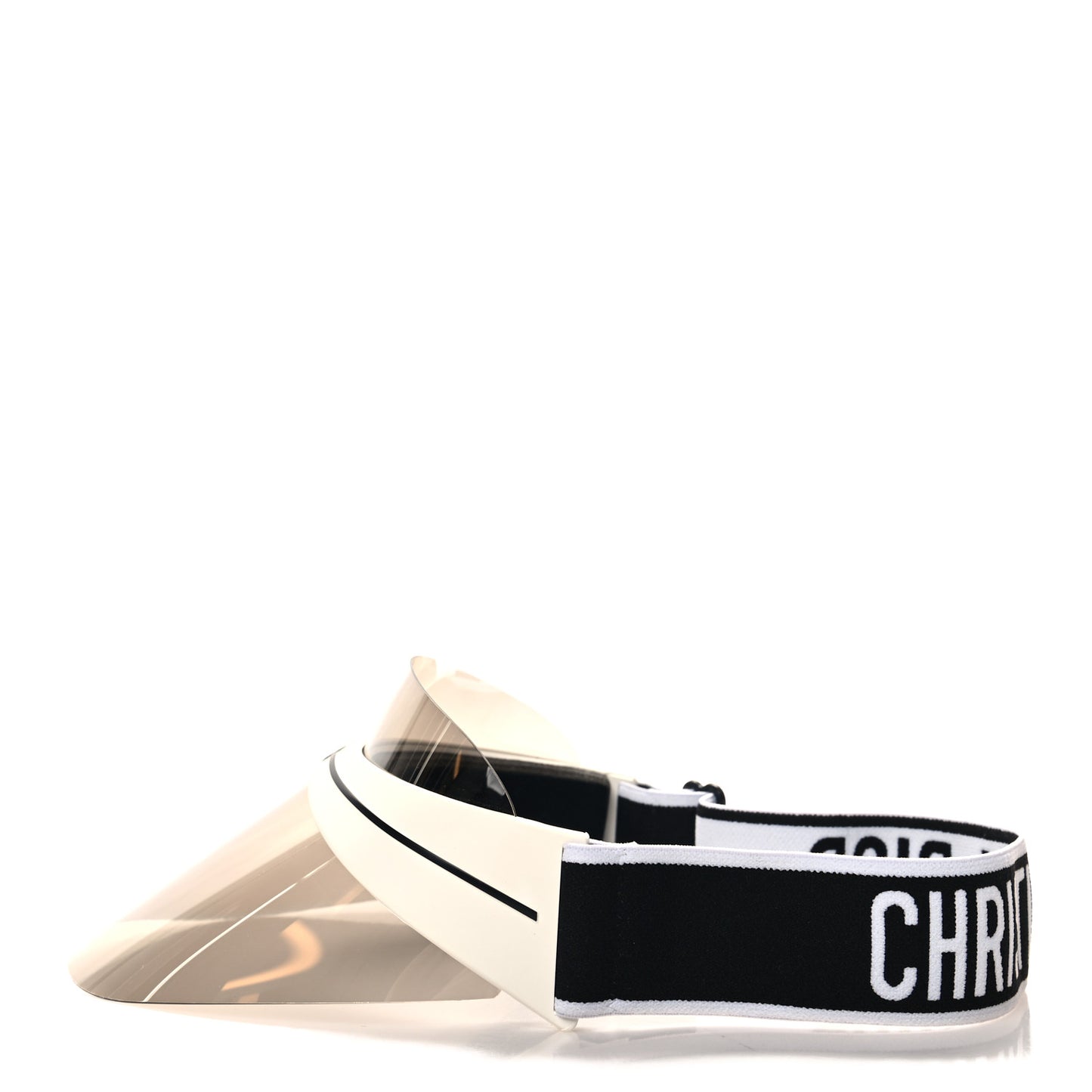 Mirrored DiorClub1 Sun Visor Silver