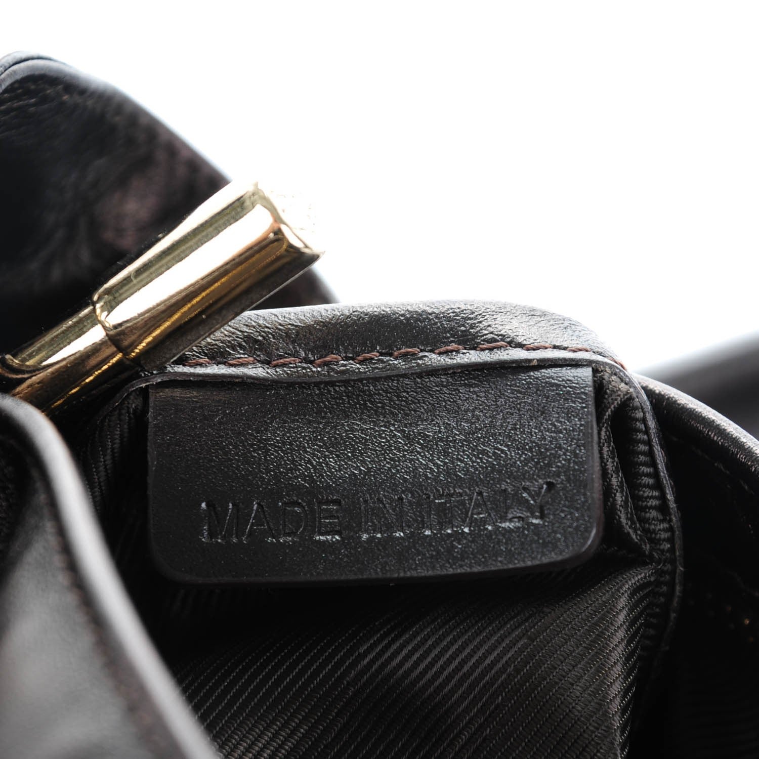 Burberry Calfskin Quilted Beaton Dark Brown 7 of 8