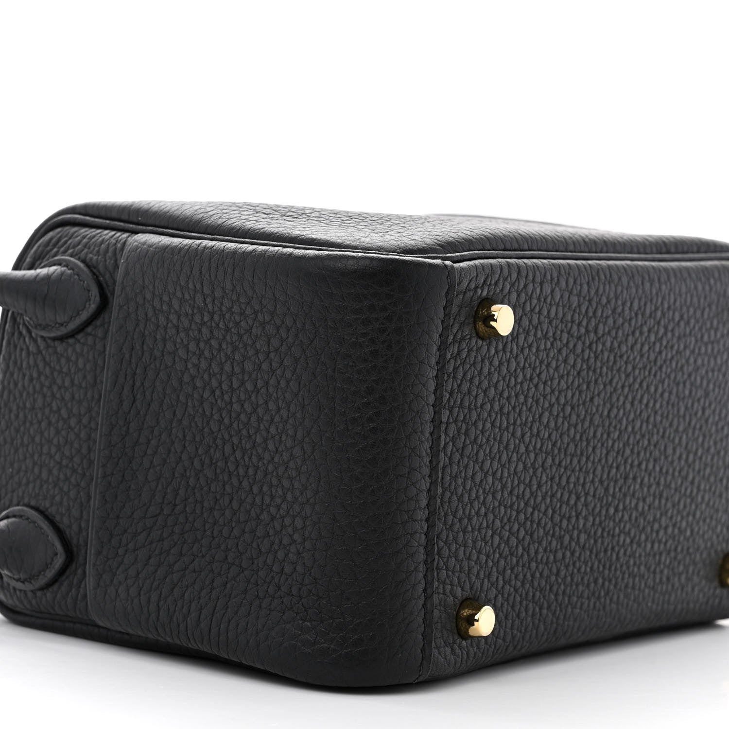 Hermes Taurillon Clemence Mini Lindy 20 Black 10 of 12