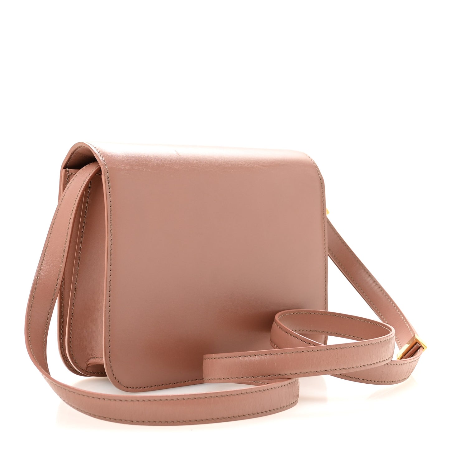 Box Calfskin Teen Classic Box Flap Bag Antique Rose