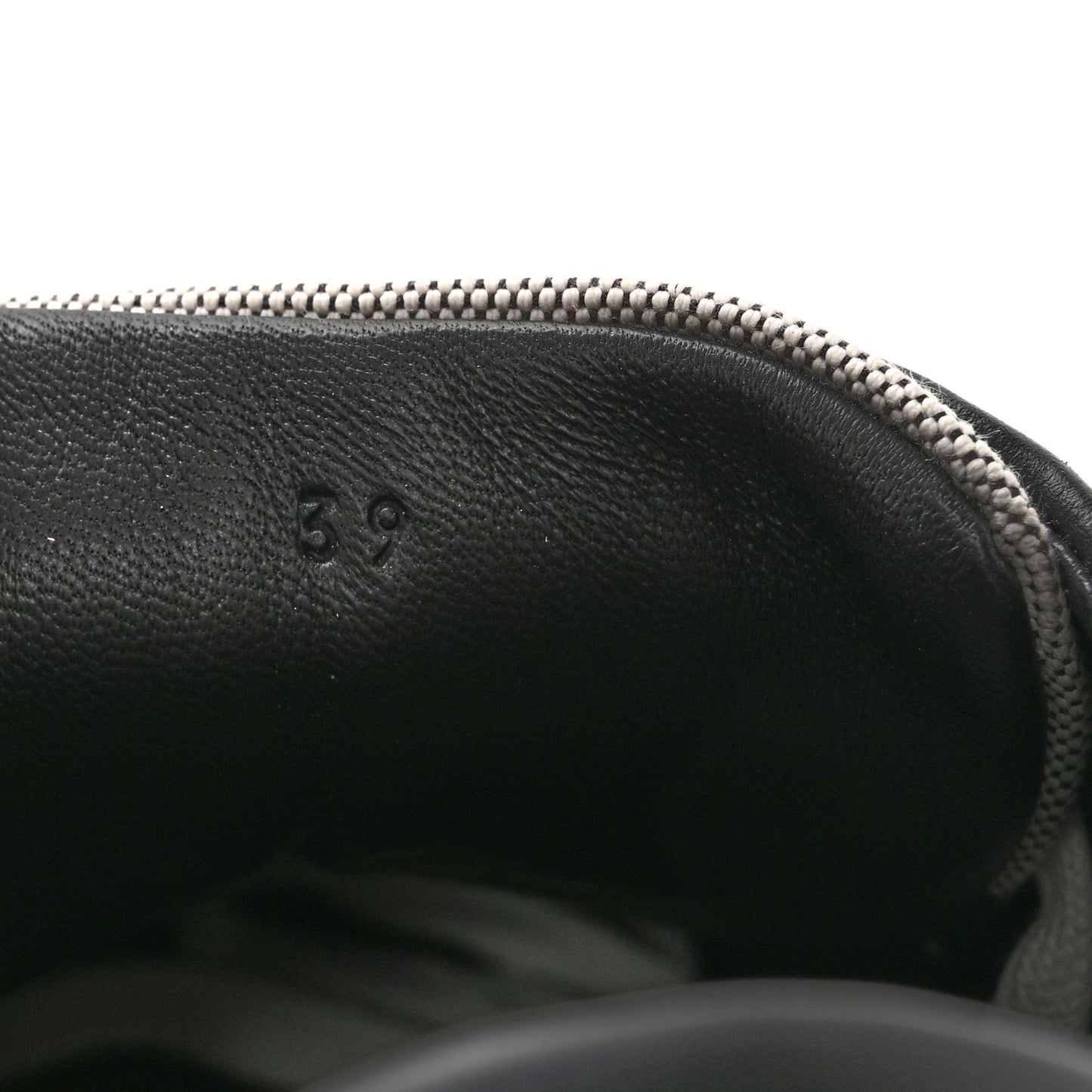 Calfskin Canvas Day Sneakers 39 Black White