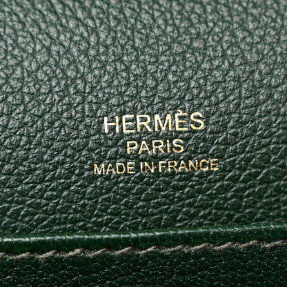 Hermes Evercolor Mini Sac Roulis Vert Titien 7 of 12